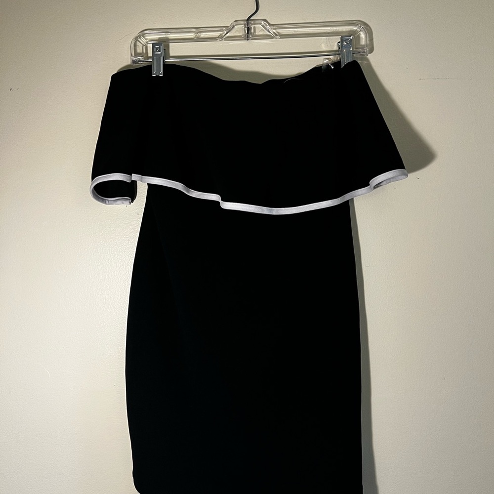 Bebe Black Strapless Dress